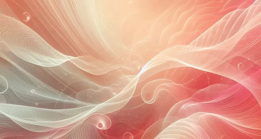 Abstract gradient in warm tones symbolizing voice preservation and emotional storytelling through AI